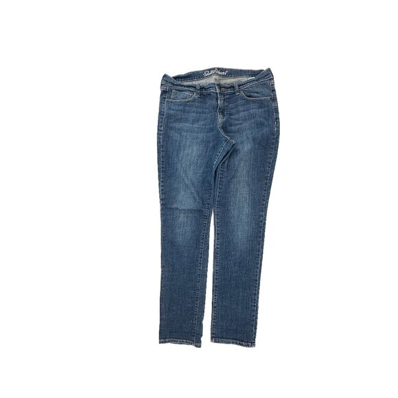 Old Navy The Sweetheart Straight Women's size 12 Long Dark Wash Blue Denim jeans - Picture 1 of 4